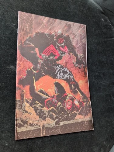 VENOM #3 FOIL VIRGIN SIGNED RYAN STEGMAN  SPIDERMAN EXCLUSIVE 1