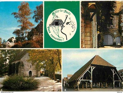 Postcard - 91 - Milly-la-forest - Multivues - Forest of fontainebleau le coqu