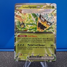 Teal Mask Ogerpon EX 012/131 Sv: Evoluzioni Prismatiche Holo Carta Pokemon NM
