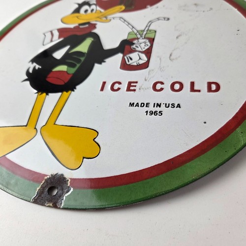 Vintage Coca Cola Porzellanschild - Zapfsäule Tellerschild - Laden Soda Flaschen Schild - Bild 14 von 14