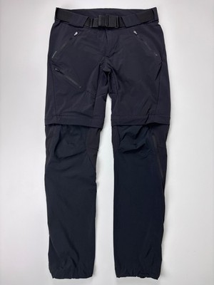 Mens Decathlon Quechua Convertible Pants Hiking Outdoor Black Size 31x32 / S-M