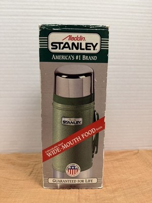 Vintage - New Aladdin Stanley Wide Mouth Thermos, 24oz. In original box. 
