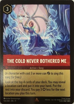 The Cold Never Bothered Me 130/204 Winterspell 11 Rare