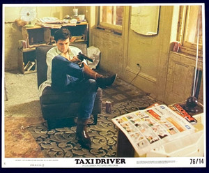 TAXI DRIVER Original Movie Lobby Card Robert De Niro Scorsese NYC Drama NM