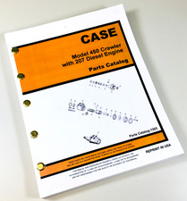 Case 450 Crawler Dozer W/207 Engine Parts Manual Catalog Assembly Bulldozer