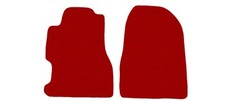 FRONT Fußmatten, Automatten für Honda Civic VII 2000-2006, Rot x14 Rand