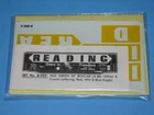 Herald King HO #B-502-1 Decal, 50' Box Car, Reading