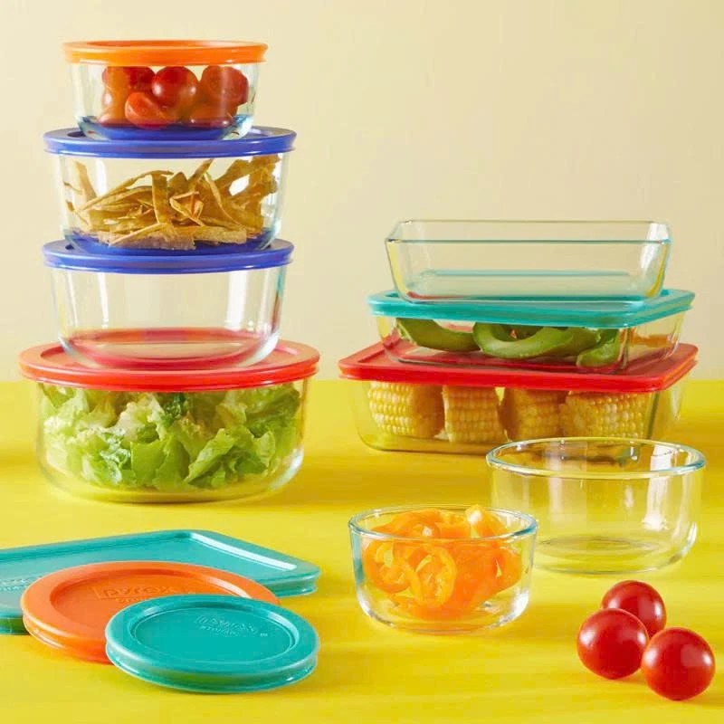 Pyrex Simply Store 18pc Glass Food Storage Containers with Lids BPA-Free - Image 2 of 4
