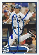 Chris Getz Kansas City Royals 2012 Topps Signed Card 