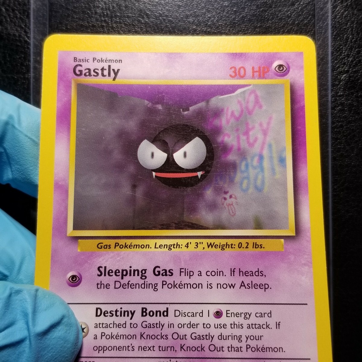 Gastly 50/102 Base Set Unlimited Pokemon 1999 - LP | eBay