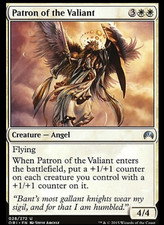 MTG 2015 PATRON OF THE VALIANT - ANGEL CREATURE - Magic card UNCOMMON