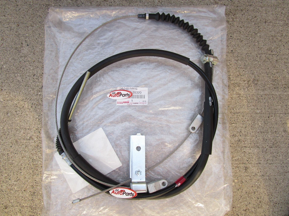 85 - 89 TOYOTA 4RUNNER REAR PARKING BRAKE CABLE OEM BRAND NEW - Image 2 of 2