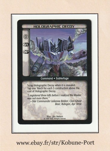 Battletech CCG Limited / Command Cards - Picture 22 of 60