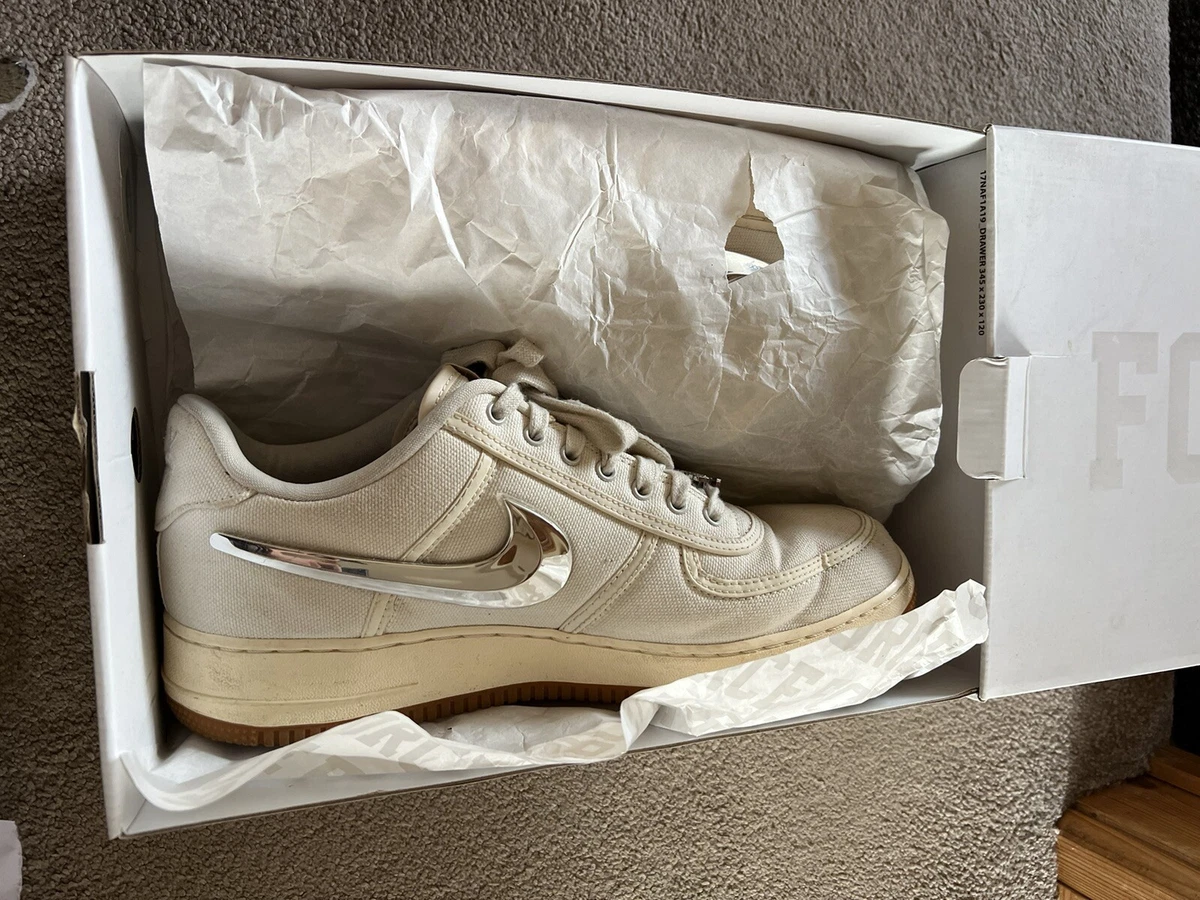 Travis Scott x Nike Air Force 1 Sail White UK11