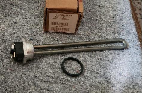 NOS CHROMALOX SG-1157 WATER HEATER ELEMENT 240V 1500W ORIG BOX FREE US SHIPPING - Picture 1 of 1