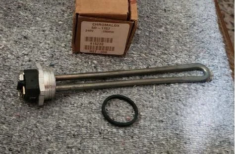 NOS CHROMALOX SG-1157 WATER HEATER ELEMENT 240V 1500W ORIG BOX FREE US SHIPPING
