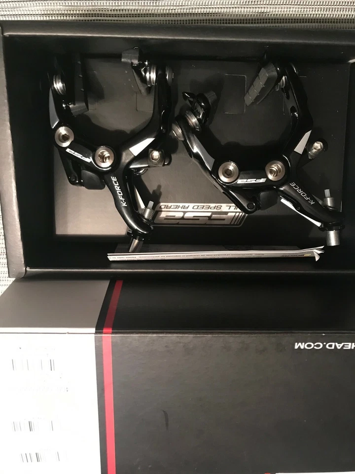 NEW FSA K-Force Light Road Bike Brake Set Front Rear Caliper Black - Image 2 of 3