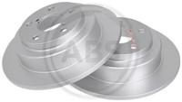2X A.B.S. 16139 Bremsscheibe Hinten Passend FüR Subaru