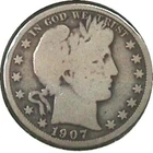 elf Barber Half Dollar 1907 Szego Collection  1225
