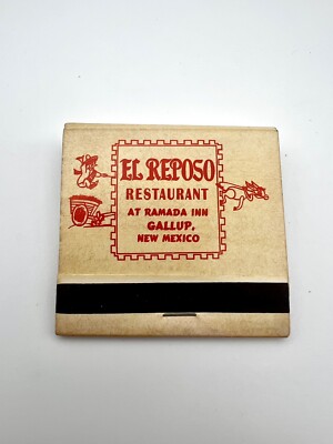 Vtg 50s Matchbox Cover - El Delirio Bar Reposo Mexican Restaurant Gallop
