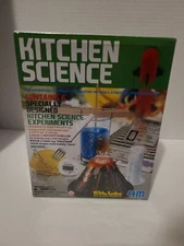 Kitchen Science Kit Educational Toy For Children W/ 6 Fun Experiments By 4M, 8+