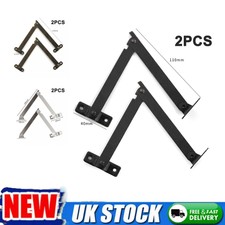 2PCS Lid Support Hinges Stay Antique Bronze Iron decor hinge Box FurnitureP UK
