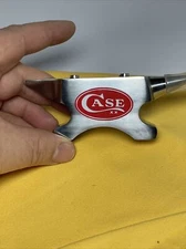 Case XX USA Double Horn Anvil Knife Display With Magnets To Hold Knife Very nice