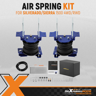 Air Suspension Spring Bag Kit For GMC Silverado Sierra 1500 4WD 2019-24