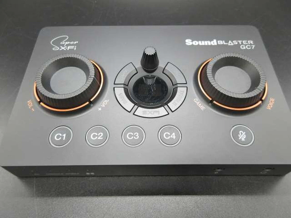 Sound Blaster GC7 Game Streaming DAC Amp ft 7.1 Buttons, Programmable Japan