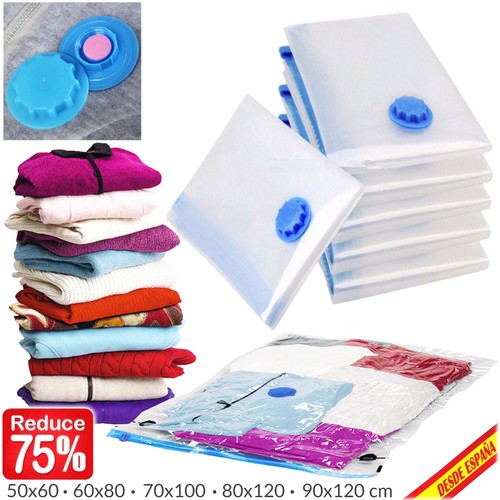 BOLSAS DE VACIO HERMETICAS PARA MANTAS ROPA FUNDAS VIAJE VACUUM STORAGE  BAGS | eBay