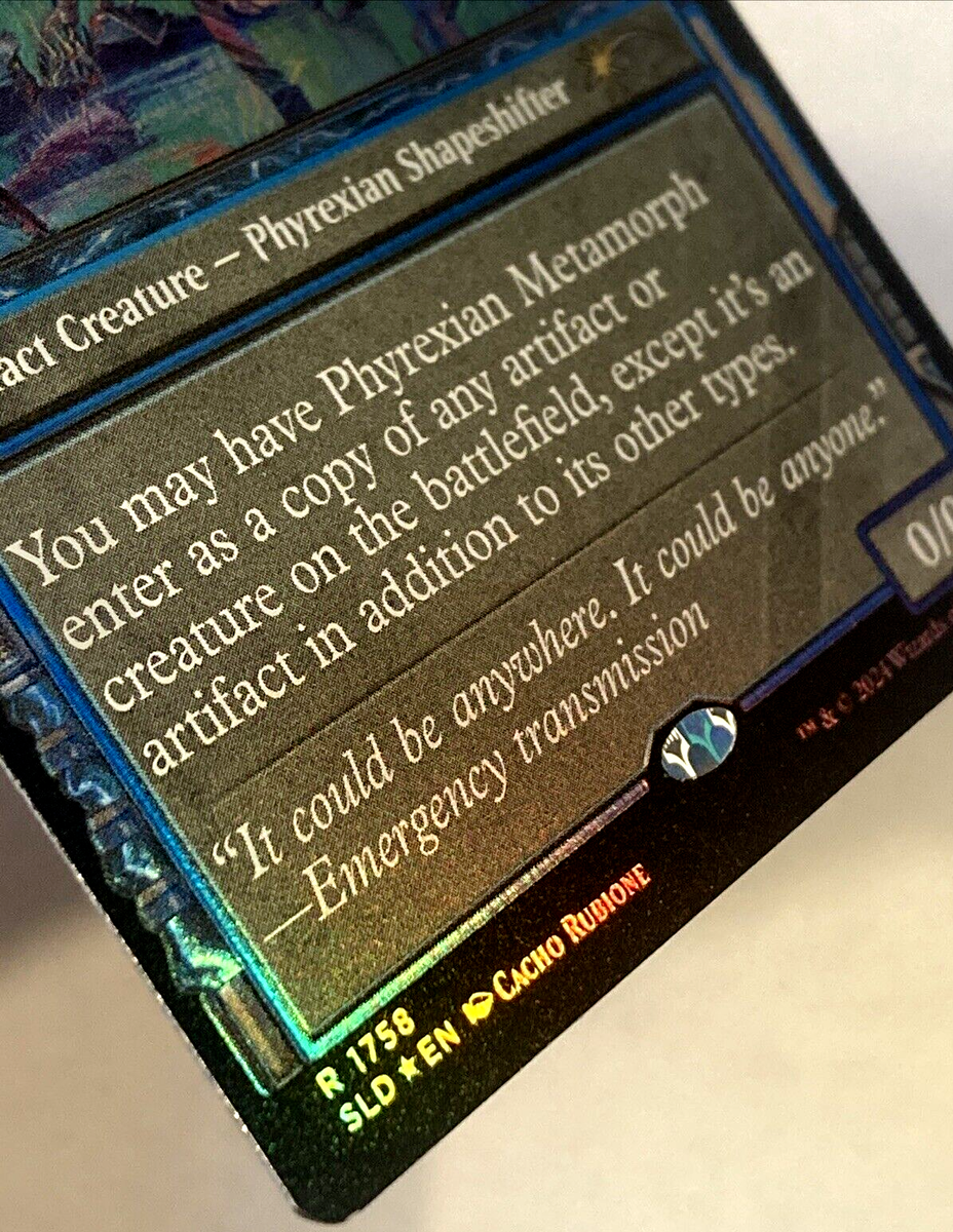 MTG Phyrexian Metamorph RAINBOW FOIL Secret Lair Drop 1758 NM | eBay