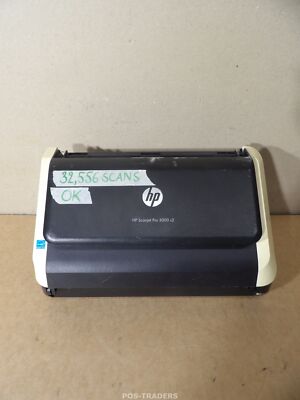 HP ScanJet Pro 3000 s2 Color Document Scanner - 32,556 S - MISSING COVER / TRAY