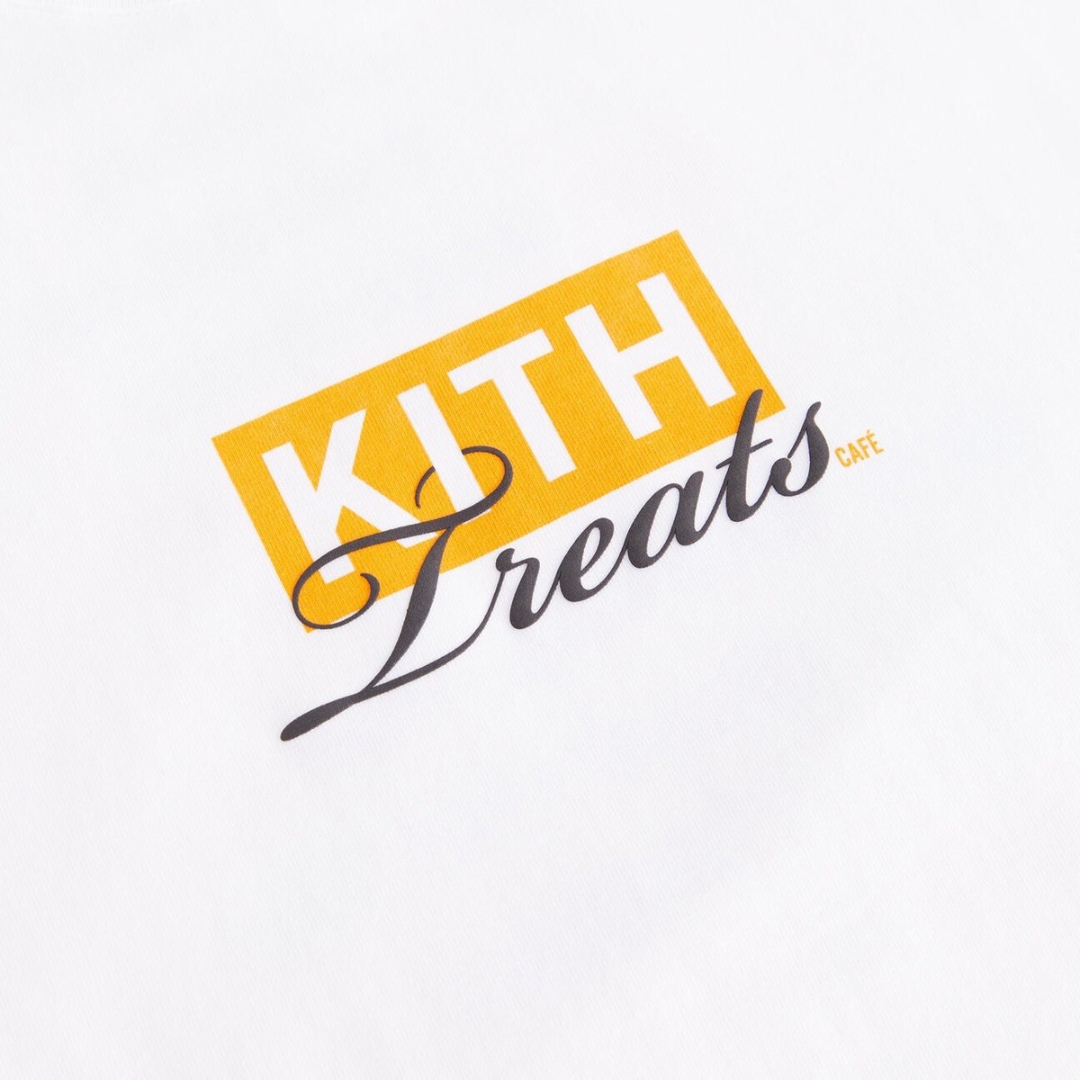 トップス KITH TREATS CAFE BOX LOGO Kith Treats Paris Café Tee - White T-Shirt Men's Size XXL Brand