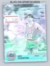 1992-93 Upper Deck Award Winner Holograms #EB2 John Stockton Basketball Card