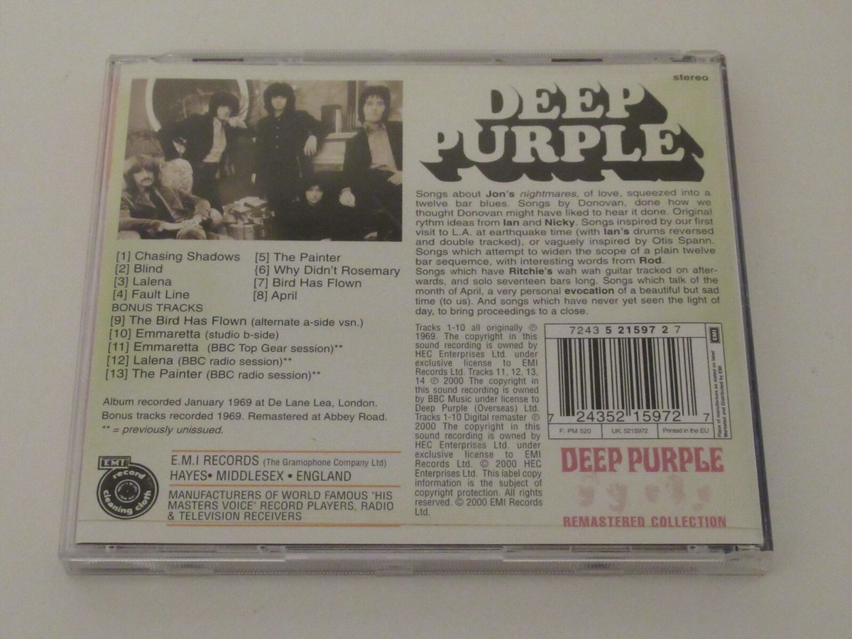 Deep Purple – Deep Purple / EMI – 7243 5 21597 2 7 CD ALBUM