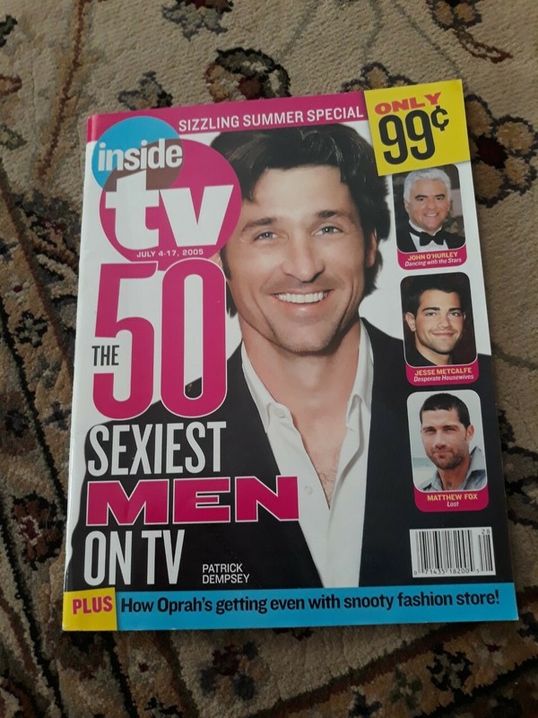 Inside tv Magazine July 2005 The 50 sexiest men on tv 
