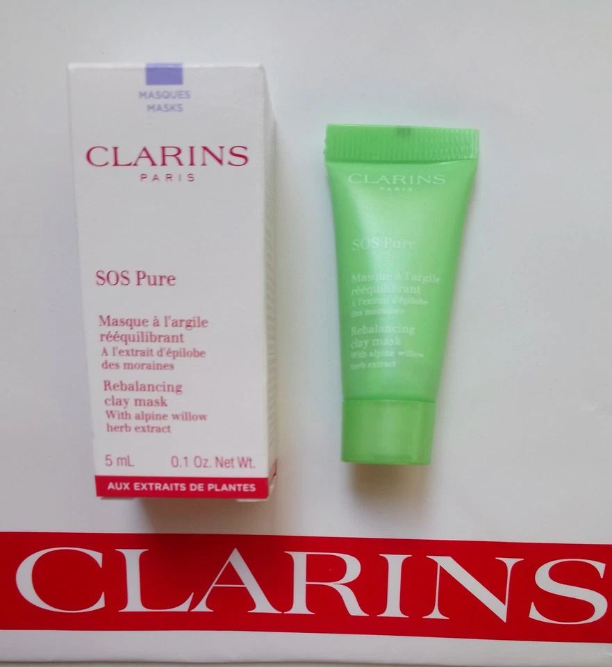 CLARINS SOS Pure Rebalancing Clay Mask 5ml x 5 = 25ml - Image 4 of 4