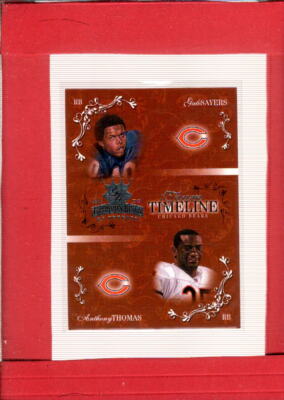 2003 Donruss Gridiron Kings Team Timeline #TT-5 Gale Sayers/Anthony Tho ID:58964
