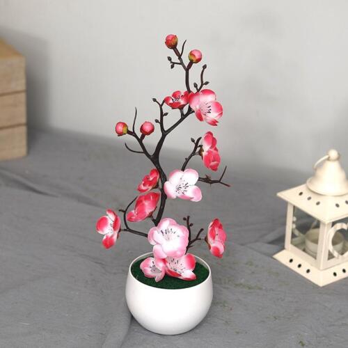 30 Cm Plantas Artificiales Bonsai Pequeño Árbol Simulación Maceta Plantas Flores Falsas Pestaña - Imagen 29 de 29