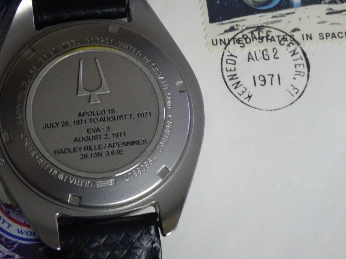 Bulova Lunar Pilot Apollo 15 Desktop Presentation Stand for Your