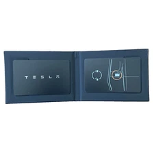 Tesla Cybertruck key card NFC smart keycard (2pc) bifold wallet PN: 1131087-21-K