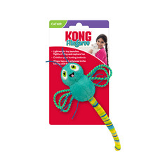 KONG Flingaroo Dragonfly Crinkly Catnip Fling  Chase Cat Toy colors vary 6"