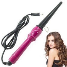 FERRO CONICO ARRICCIA CAPELLI PIASTRA CONO RICCI MOSSI BOCCOLI CURLING IRON