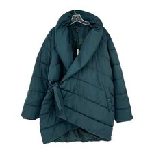 Universal Standard Emerald Green Wrap Puffer Coat | New With Tags