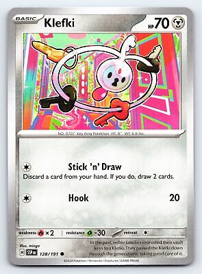 Klefki 128/191 Common Surging Sparks Pokemon Card - NM | eBay Klefki 128/191 Common Surging Sparks Pokemon Card - NM | eBay