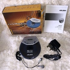 Vintage Bush Jog Proof Personal CD Player Anti Shock CDW123 Blue/Transparent