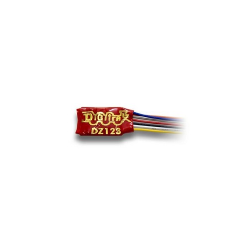 Digitrax DZ123 1 Amp Economy Wired Decoder 2 Functions Z Scale MODELRRSUPPLY - 第 1/3 張圖片