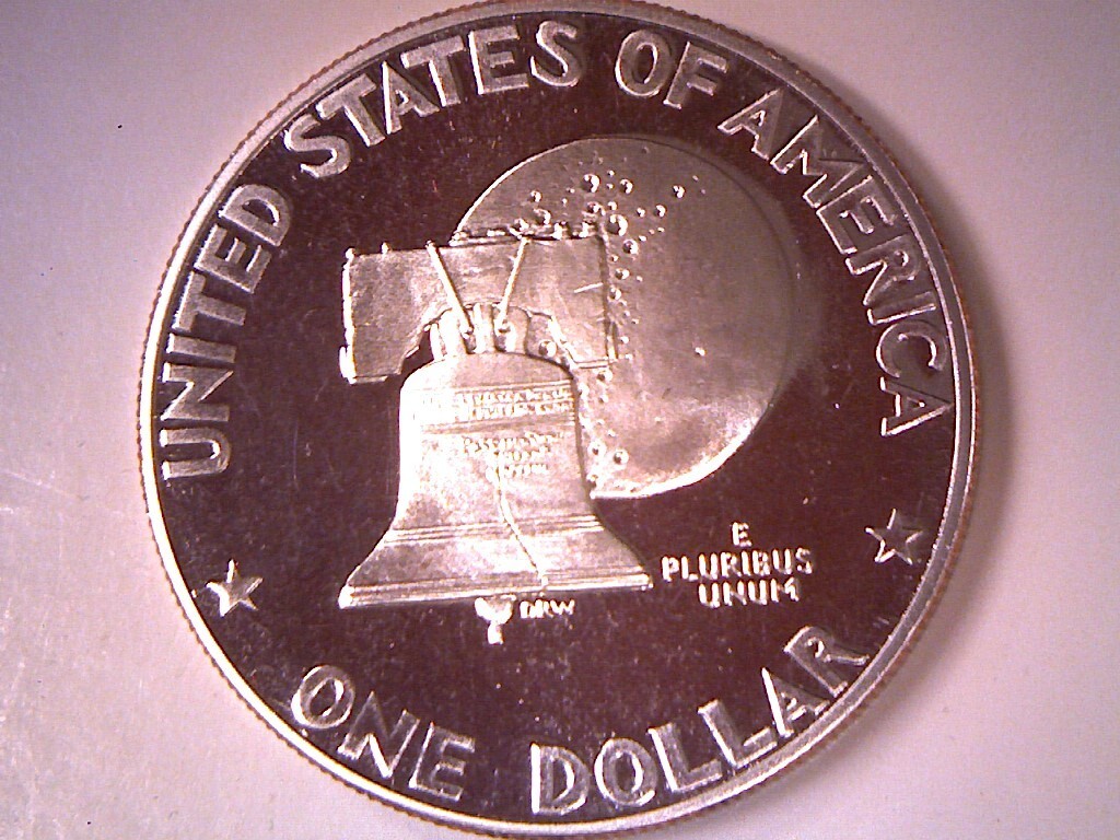 1976 S $1 Clad Type 1 Proof Ike Dollar | eBay