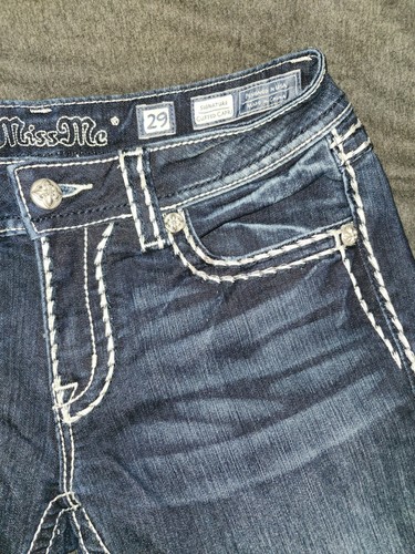 Miss Me Signature Capri Jeans Damen Blau Denim Größe 29 - Bild 9 von 18