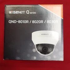 Hanwha/Wisenet QND-8020R Q-Series 5MP IR Dome Camera, 4mm Fixed Lens, White